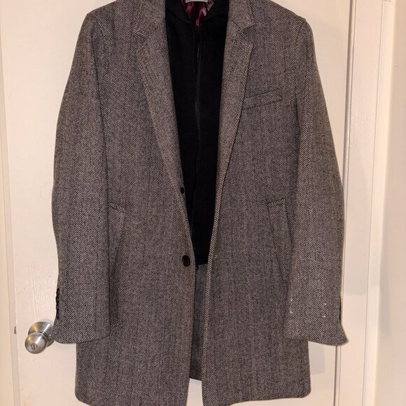 Michael Kors Men Slim Fit Long Coat - Picture 1 of 5